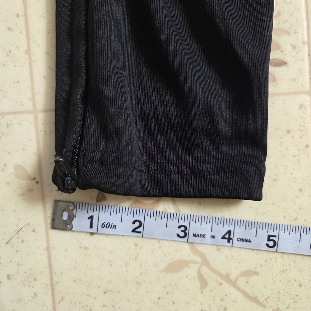 Adidas Black Joggers with Gold Stripes - Picture 3 of 7